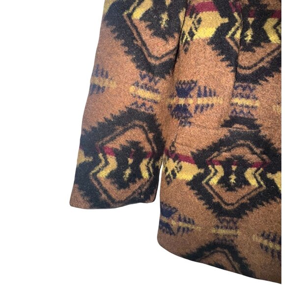 Rafaella Womens Southwestern Style Jacket M Wool Blend Button Front - Picture 4 of 8